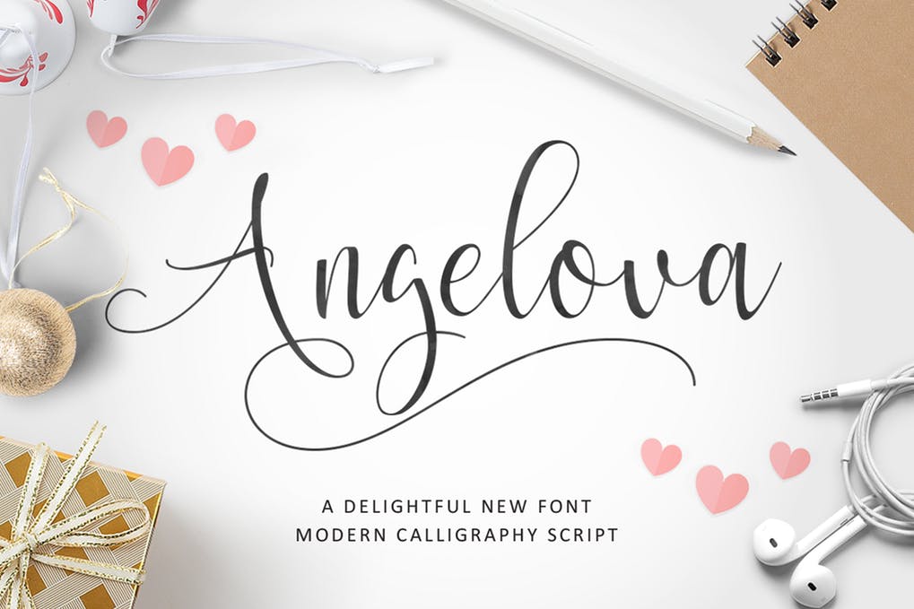 Angelova Script Font