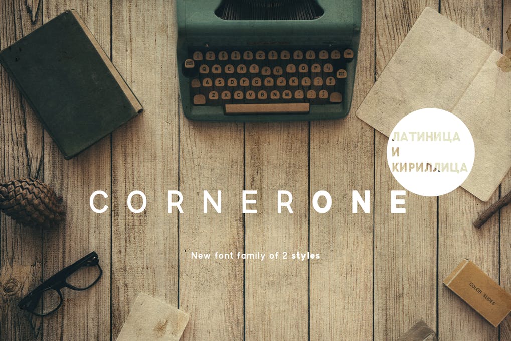 CornerOne Typeface Font