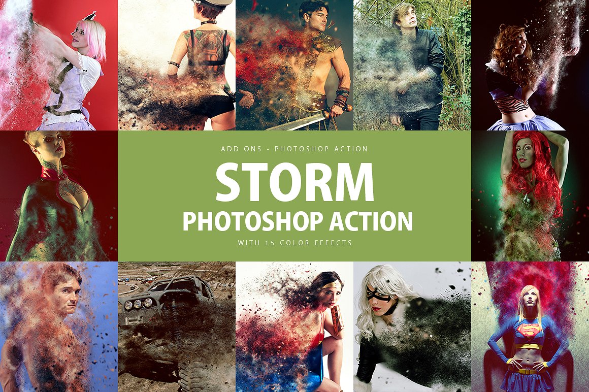 Storm Photoshop Action Storm Photoshop Action