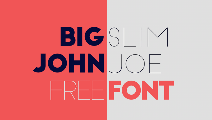 Big John / Slim Joe Font Big John / Slim Joe Font