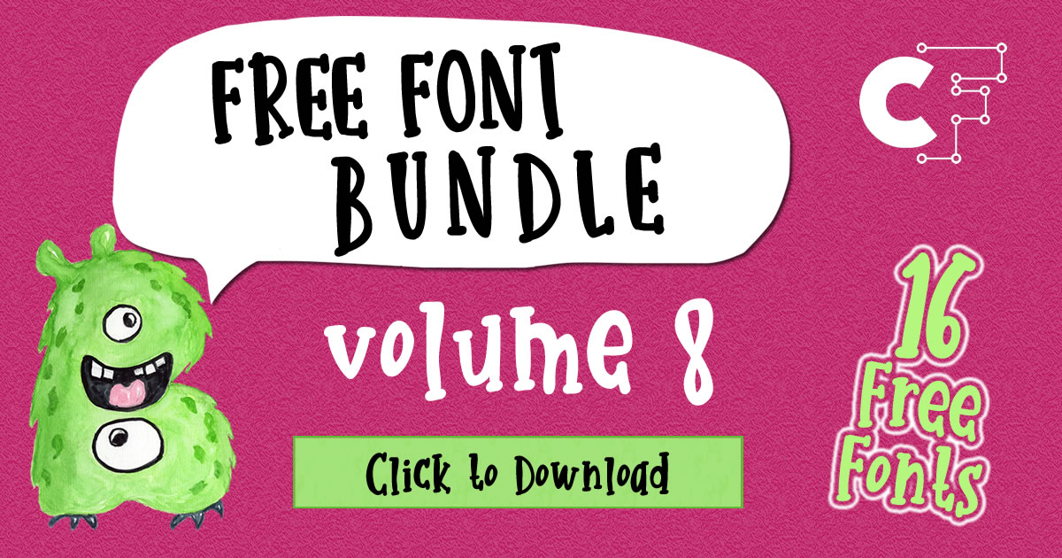 Free Font Bundle Vol. 8 – 16 Premium Font Collection Free Font Bundle Vol. 8 – 16 Premium Font Collection