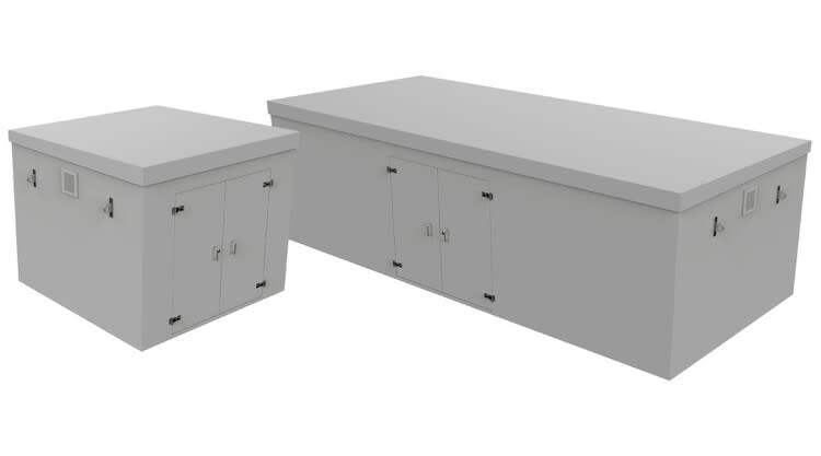 GRP Grand Enclosure Pump Station