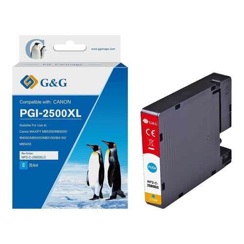 Canon PGI-2500XL Cyan Compatible Ink Cartridge