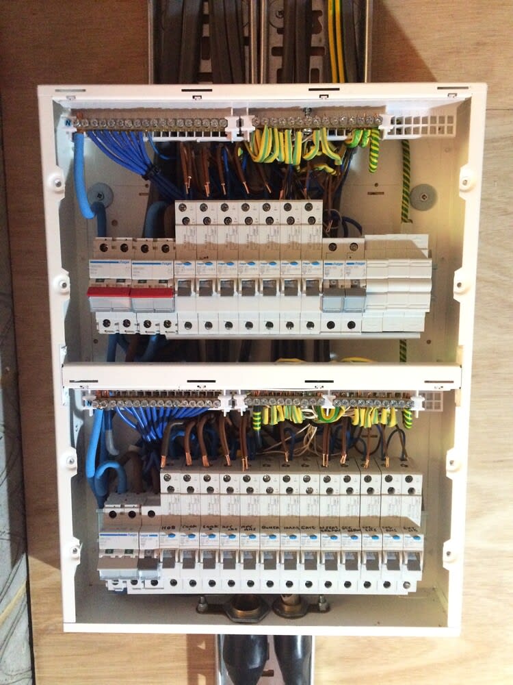 Electrician performing an EICR inspection at a residential property near me – Chase Farm Electrical blog page