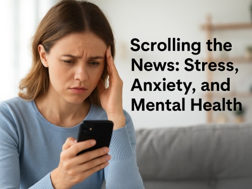 Scrolling the News: Stress, Anxiety, and Mental Health