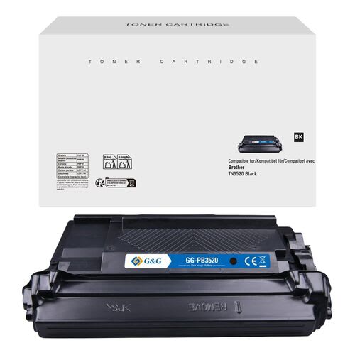 Brother TN3520 Black Compatible Toner