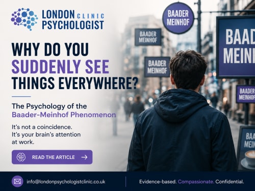 Why You Suddenly See Things Everywhere | London Psychologist Clinic | Chartered London Psychologist | CBT Coaching Harley Street | Psychology Counselling Harley Street