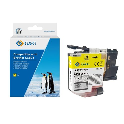 Compatible LC-521 Yellow (LC521)