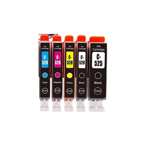 Canon PGI-525 & CLI-526 Compatible 5-Pack