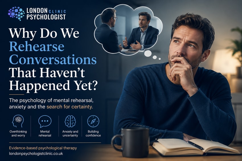 The Psychology of Mental Rehearsal and Anxiety | London Psychologist Clinic | Chartered London Psychologist | CBT Coaching Harley Street | Psychology Counselling Harley Street