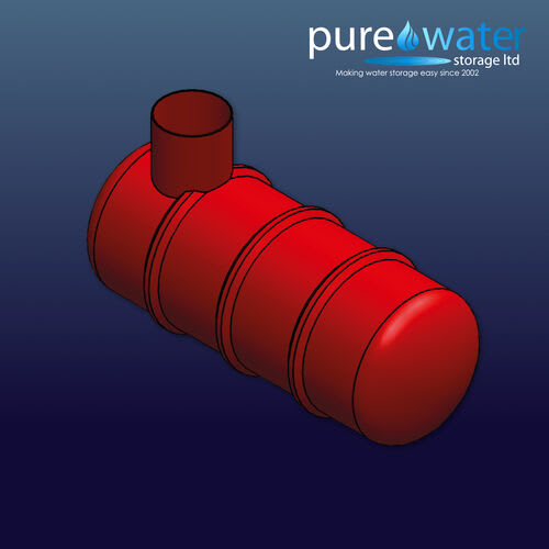 PU-F-3500-HVY Underground Fire Water Tank 3500L (Heavy Duty)