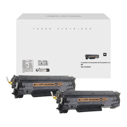 HP 85A Black Compatible Toner Twin Pack