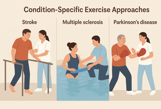 Neurological Physiotherapy Exercises (Part 2): Condition-Specific Approaches &amp; Safety