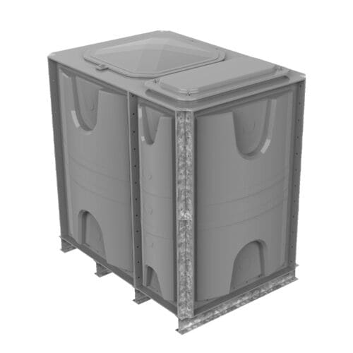 PW.1.5X1X1.5.IFB.DIV.AG(1+0.5) - 2250 LITRE DIVIDED SECTIONAL WATER TANK, INTERNALLY FLANGED BASE (IFB)