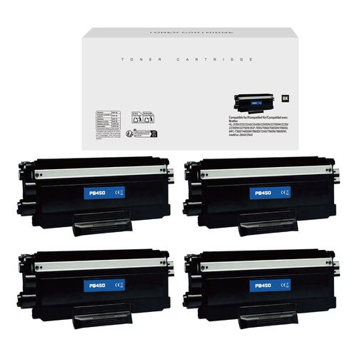 Brother TN2220 Black Remanufactured Toner 4-Pack