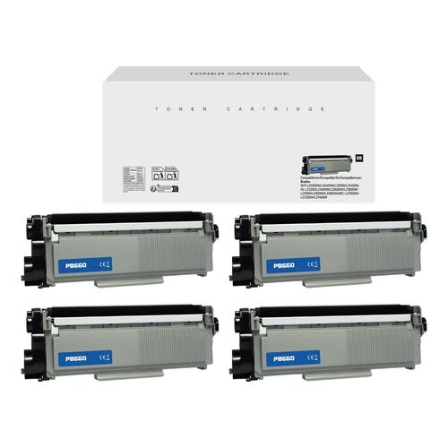 Brother TN2320 Black Remanufactured Toner 4-Pack