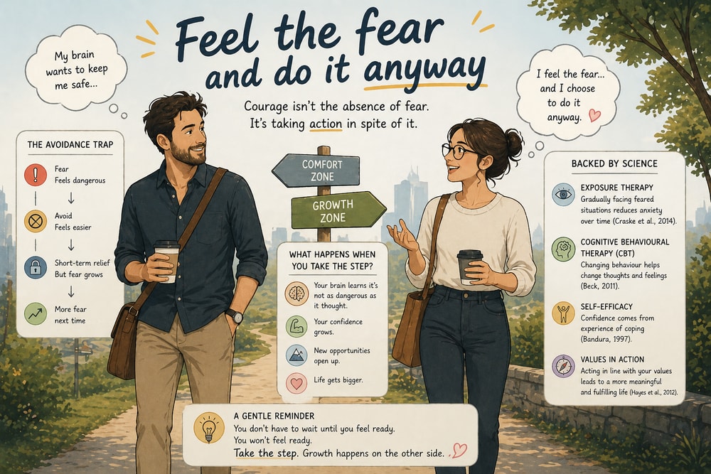 Does ' Feel the Fear and Do it Anyway' Work? | London Psychologist Clinic | Chartered London Psychologist | CBT Coaching Harley Street | Psychology Counselling Harley Street