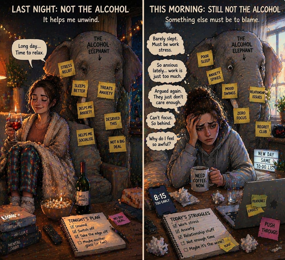 The Alcohol Elephant  | London Psychologist Clinic | Chartered London Psychologist | CBT Coaching Harley Street | Psychology Counselling Harley Street