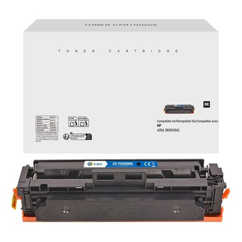 Black Remanufactured Toner for HP 415A