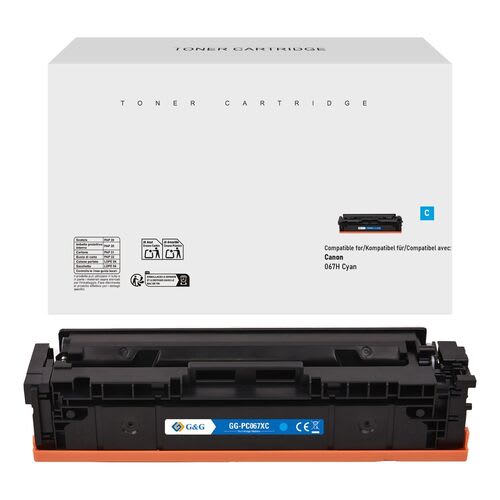 Canon 067H Cyan Compatible Toner