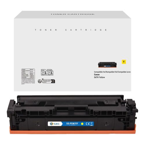 Canon 067H Yellow Compatible Toner