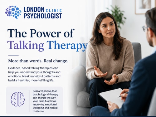 The Power of Talking Therapy | London Psychologist Clinic | Chartered London Psychologist | CBT Coaching Harley Street | Psychology Counselling Harley Street