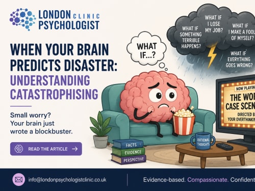 When Your Brain Predicts Disaster | London Psychologist Clinic | Chartered London Psychologist | CBT Coaching Harley Street | Psychology Counselling Harley Street