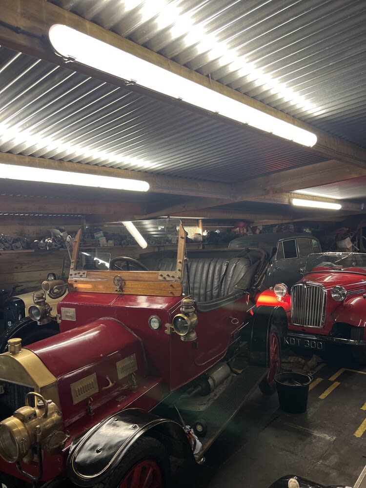Electricians installing new wiring in workshop