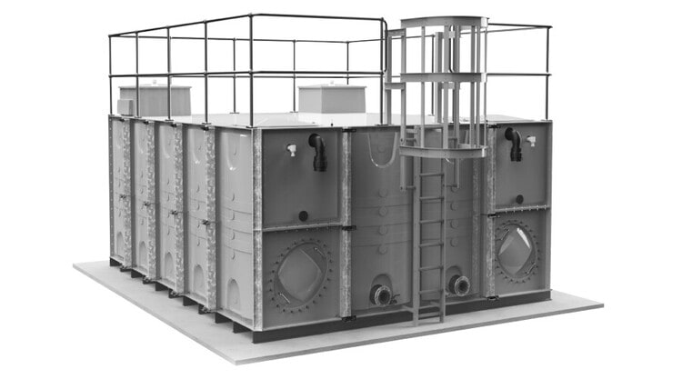 GRP Sectional Tank