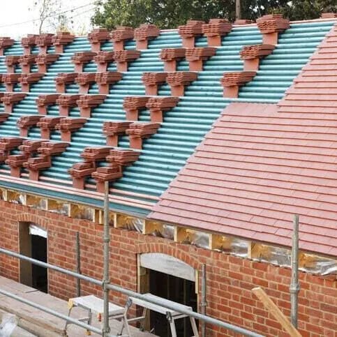 commercial contract roofing installing new roof to newly built homes in bristol