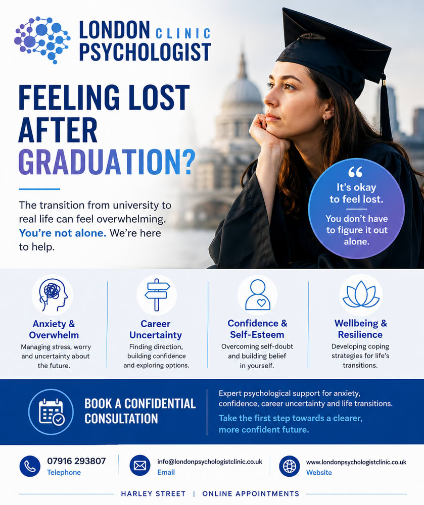The Graduate Gap | London Psychologist Clinic | Chartered London Psychologist | CBT Coaching Harley Street | Psychology Counselling Harley Street