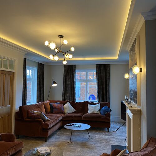 Chase Farm Electrical installing energy-efficient LED lighting in domestic properties for improved brightness and savings