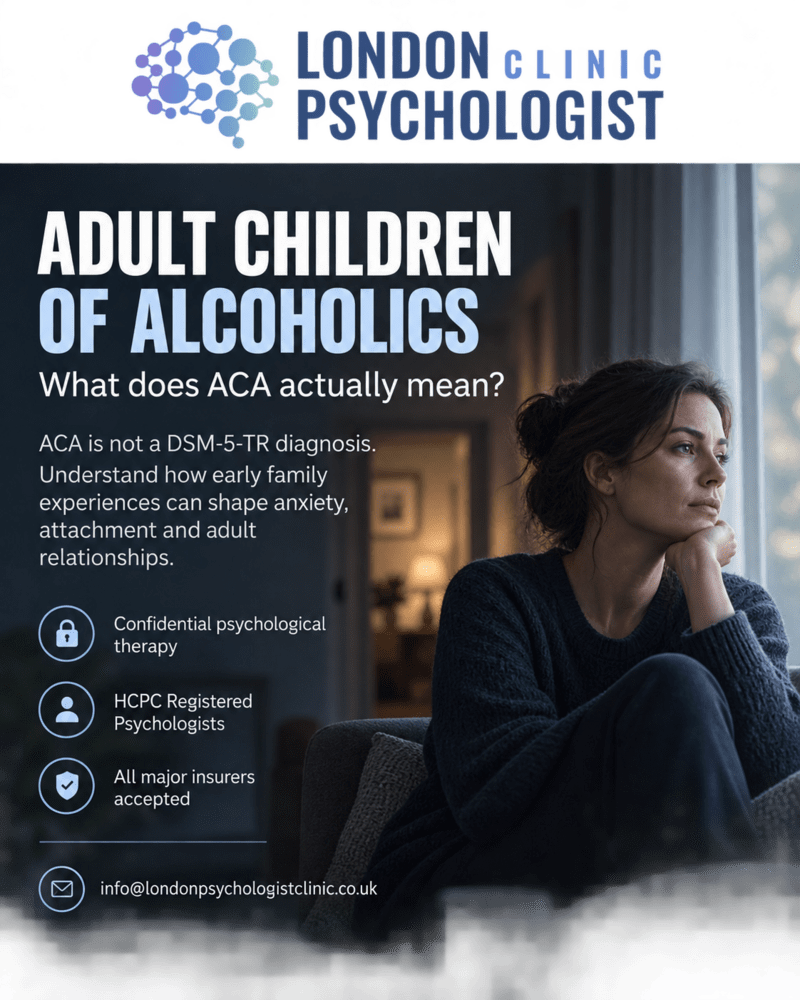 What Does ACA Mean? | London Psychologist Clinic | Chartered London Psychologist | CBT Coaching Harley Street | Psychology Counselling Harley Street