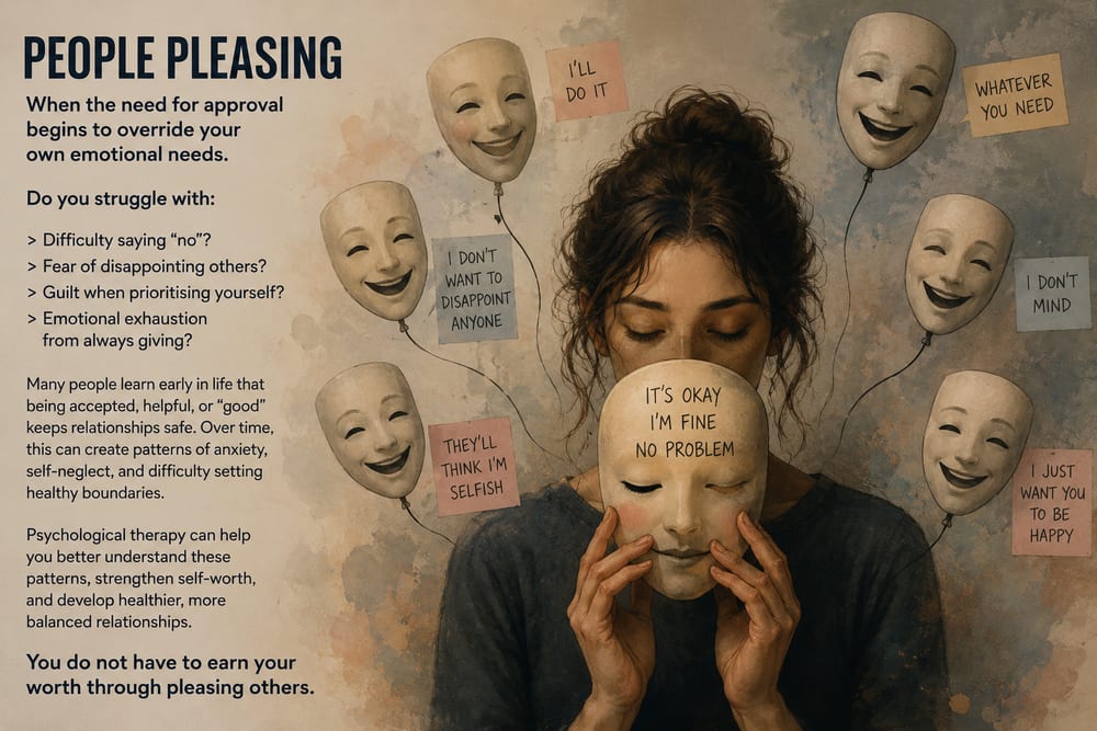 People Pleasing  | London Psychologist Clinic | Chartered London Psychologist | CBT Coaching Harley Street | Psychology Counselling Harley Street