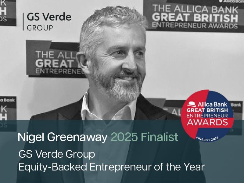 Entrepreneur Awards recognition for CEO Nigel Greenaway 