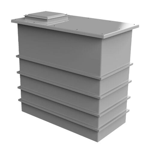 PW4001.UN 4000 Litre One Piece Un-insulated Tank