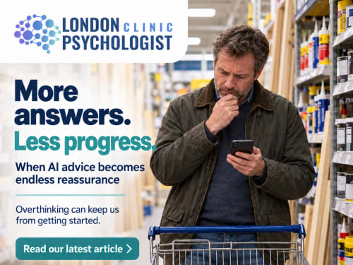 AI and Reassurance-Seeking | London Psychologist Clinic | Chartered London Psychologist | CBT Coaching Harley Street | Psychology Counselling Harley Street