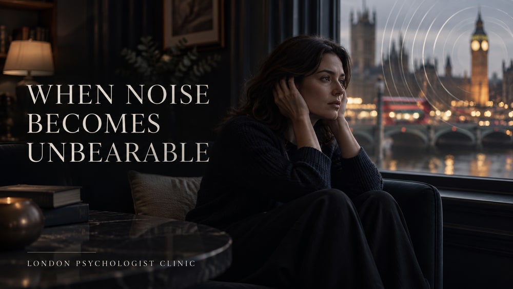 When Noise Becomes Unbearable | London Psychologist Clinic | Chartered London Psychologist | CBT Coaching Harley Street | Psychology Counselling Harley Street