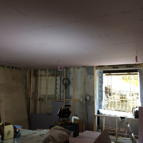 Certified electricians conducting a full house rewire\r\n