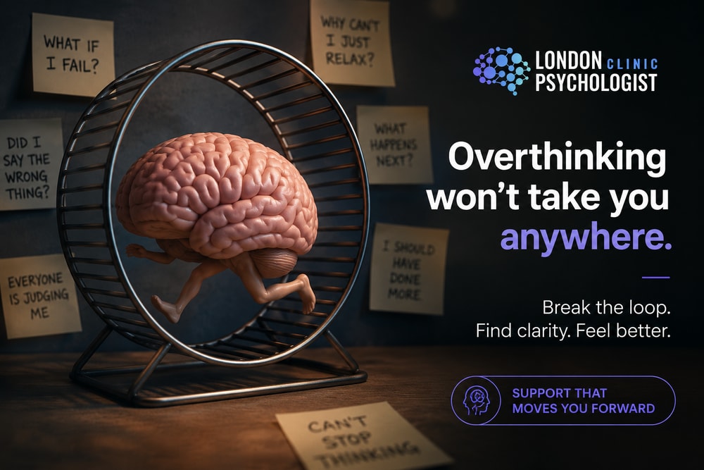 Rumination and Mental Loops | London Psychologist Clinic | Chartered London Psychologist | CBT Coaching Harley Street | Psychology Counselling Harley Street
