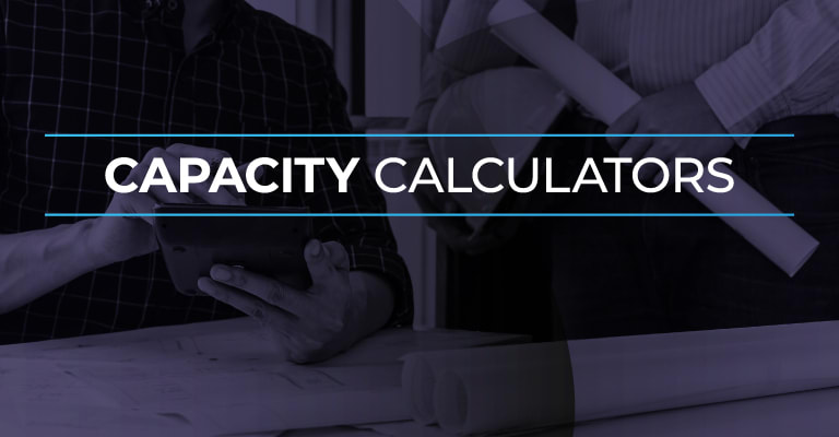 Capacity Calculators | Purewater Storage Ltd | GRP | Water Storage Tanks | One piece | Two Piece | Sectional | Enclosures | Combination Units | Nationwide