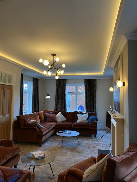 Living Room lighting systems – Ambient lighting for living spaces