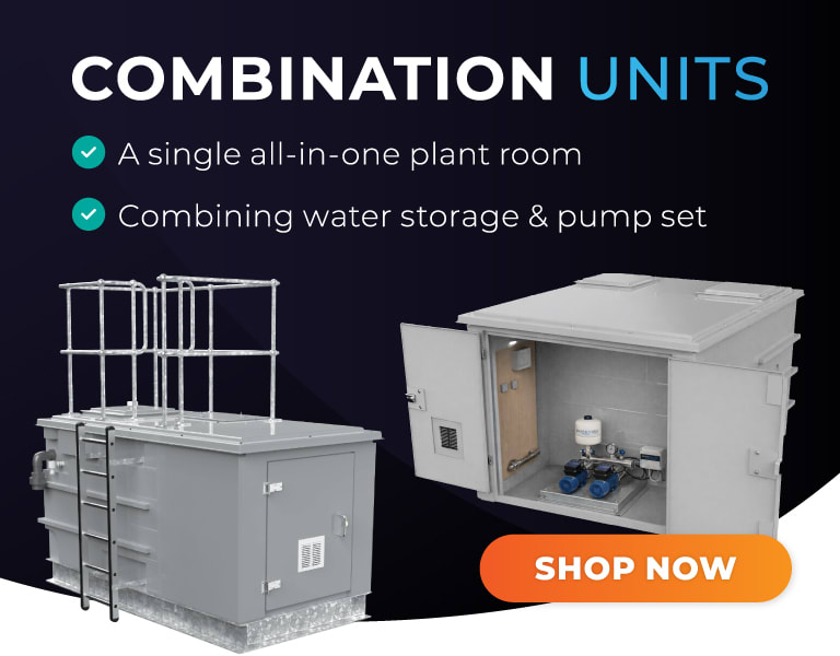 Purewater Storage Ltd | GRP | Water Storage Tanks | One piece | Two Piece | Sectional | Enclosures | Combination Units | Nationwide
