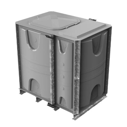 PW.1.5X1X1.5.IFB.AG - 2250 LITRE SECTIONAL WATER TANK, INTERNALLY FLANGED BASE (IFB)