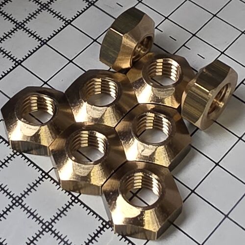 All metal prevailing torque hexagon and square lock nuts. Sometimes known as Philidas, Crownloc, Stover, DIN980V
