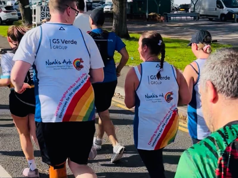 GS Verde Group supports Noah's Ark at the Cardiff Half Marathon 2025