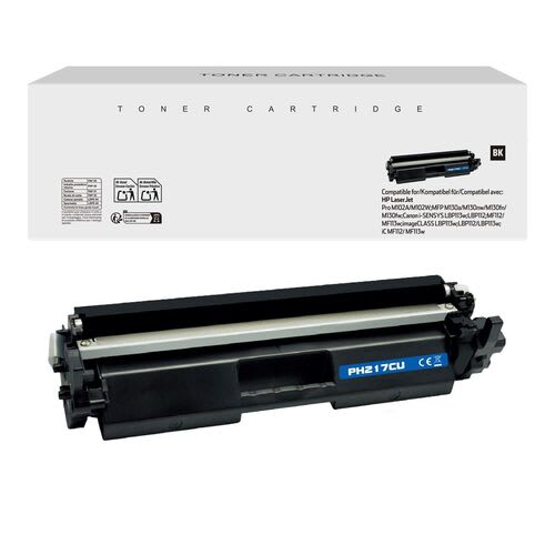 Black Compatible Toner for HP 17A