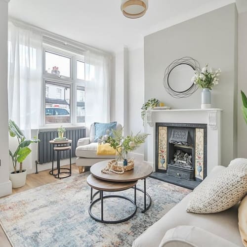 Professional home staging for a property in SE London to prepare it for sale