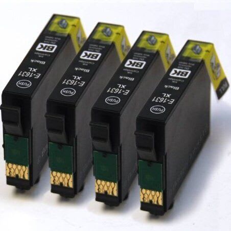 (T1631) (16XL) (16) x4 blacks