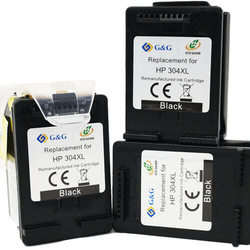 (304XL) (HP 304) 3x Blacks
